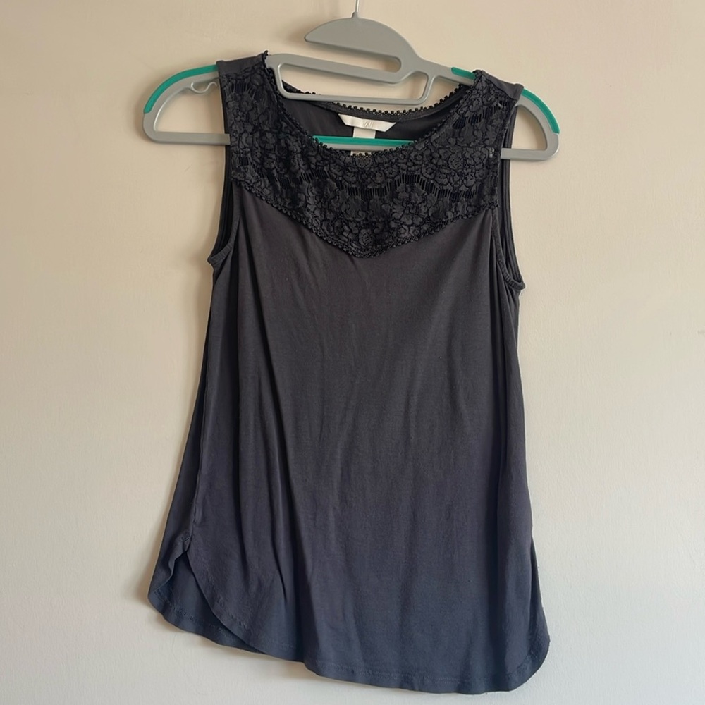 Lace tank top